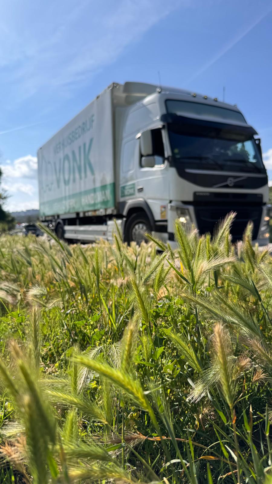 Verhuisvrachtwagen van Verhuisbedrijf Vonk